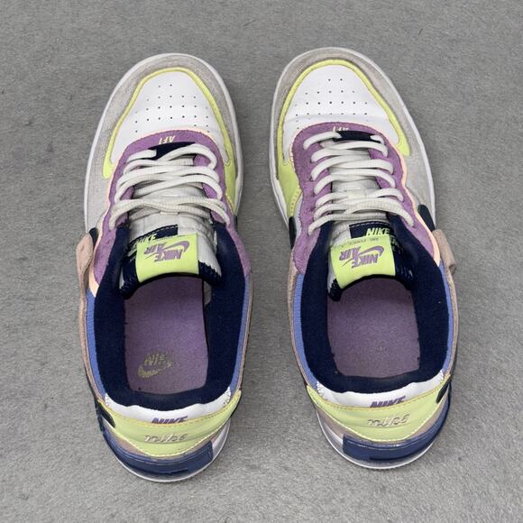 Nike Air Force 1 Shadow Shoes Womens Size 8.5 Pastel CU8591-001 Sneakers - Picture 7 of 9